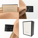 GUCCI グッチ オフィディア ミニラウンド チェーンショルダー ホワイト ゴールド金具 550618 レディース レザー ショルダーバッグ Aランク 中古 銀蔵