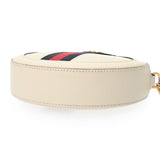 GUCCI グッチ オフィディア ミニラウンド チェーンショルダー ホワイト ゴールド金具 550618 レディース レザー ショルダーバッグ Aランク 中古 銀蔵