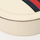 GUCCI グッチ オフィディア ミニラウンド チェーンショルダー ホワイト ゴールド金具 550618 レディース レザー ショルダーバッグ Aランク 中古 銀蔵