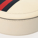 GUCCI グッチ オフィディア ミニラウンド チェーンショルダー ホワイト ゴールド金具 550618 レディース レザー ショルダーバッグ Aランク 中古 銀蔵