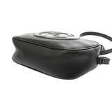 GUCCI グッチ ソーホー インターロッキングG フリンジショルダー ブラック 308364 レディース レザー ショルダーバッグ ABランク 中古 銀蔵
