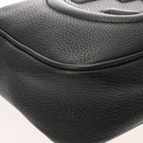 GUCCI グッチ ソーホー インターロッキングG フリンジショルダー ブラック 308364 レディース レザー ショルダーバッグ ABランク 中古 銀蔵