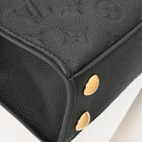LOUIS VUITTON ルイヴィトン モノグラムアンプラント ポンヌフ ミニ 2WAY ノワール M41743 レディース レザー ハンドバッグ Aランク 中古 銀蔵