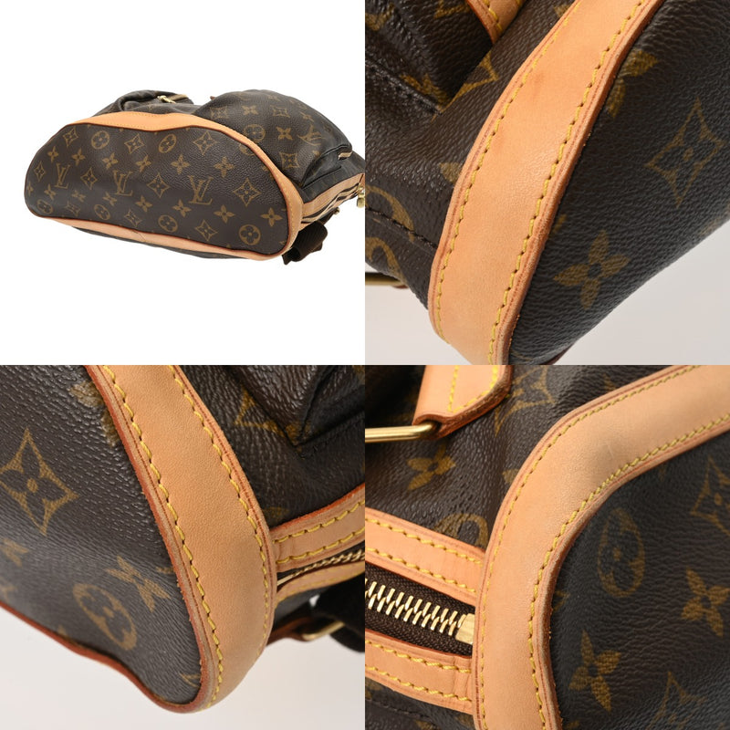 LOUIS VUITTON ルイヴィトン モノグラム サック アド ボスフォール ブラウン M40107 ユニセックス モノグラムキャンバス リュック・デイパック ABランク 中古 銀蔵