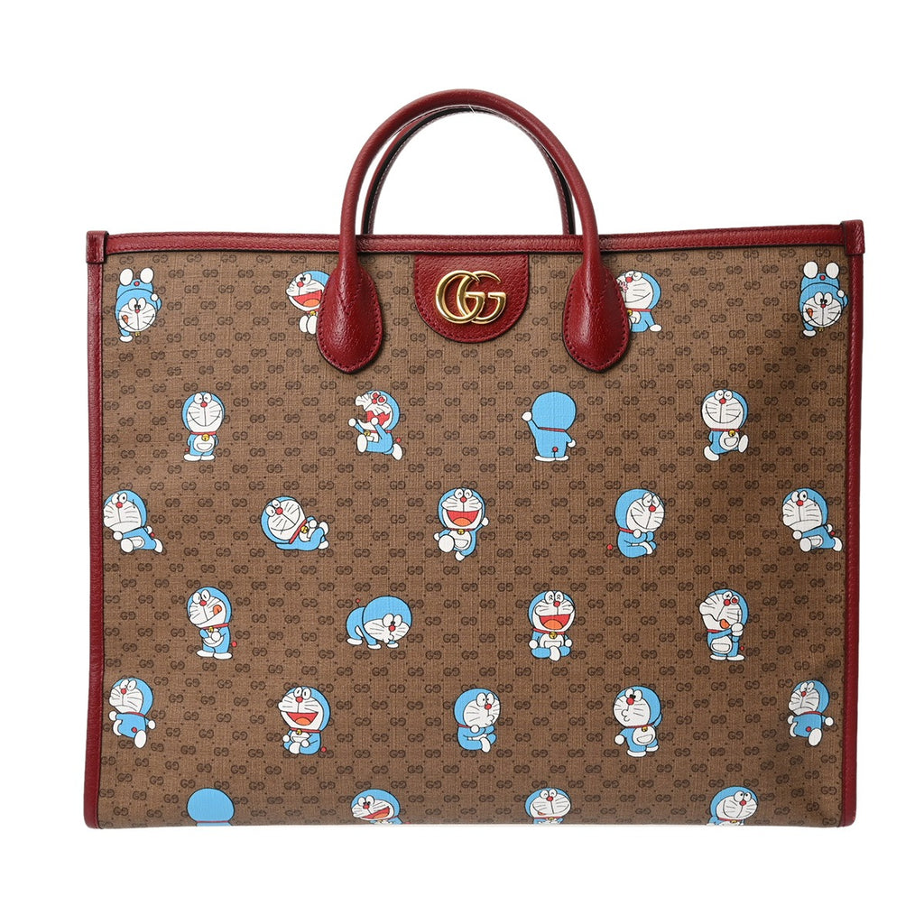 GUCCI グッチ ミニGGスプリーム ドラえもんコラボ 2WAY ベージュ