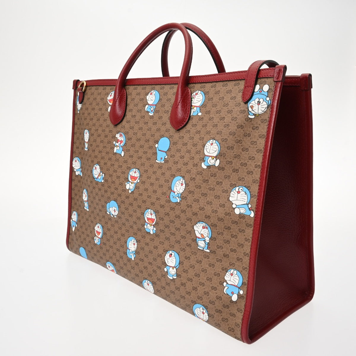 GUCCI グッチ ミニGGスプリーム ドラえもんコラボ 2WAY ベージュ