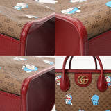 GUCCI グッチ ミニGGスプリーム ドラえもんコラボ 2WAY ベージュ 653952 レディース ミニGGスプリームキャンバス トートバッグ ABランク 中古 銀蔵