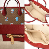 GUCCI グッチ ミニGGスプリーム ドラえもんコラボ 2WAY ベージュ 653952 レディース ミニGGスプリームキャンバス トートバッグ ABランク 中古 銀蔵