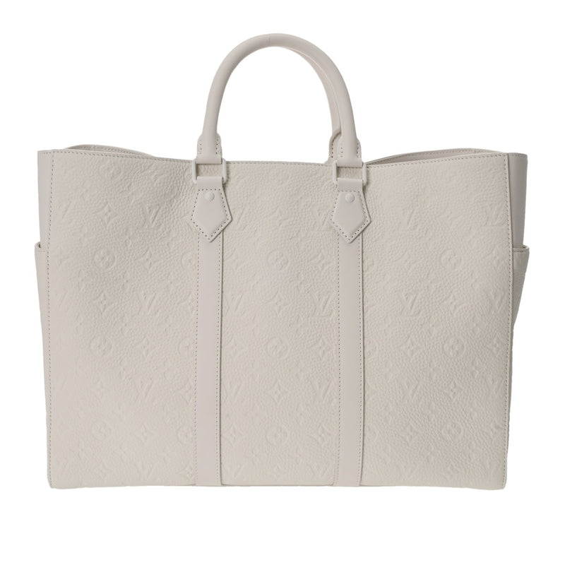 LOUIS VUITTON ルイヴィトン モノグラムアンプラント サックプラ 24H ホワイト M24383 メンズ トリヨンレザー トートバッグ Aランク 中古 銀蔵
