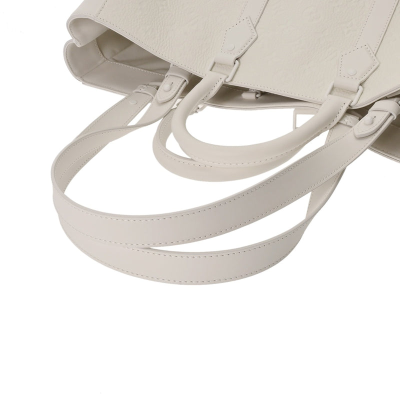 LOUIS VUITTON ルイヴィトン モノグラムアンプラント サックプラ 24H ホワイト M24383 メンズ トリヨンレザー トートバッグ Aランク 中古 銀蔵