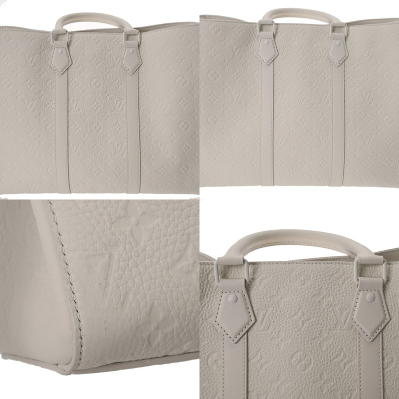 LOUIS VUITTON ルイヴィトン モノグラムアンプラント サックプラ 24H ホワイト M24383 メンズ トリヨンレザー トートバッグ Aランク 中古 銀蔵