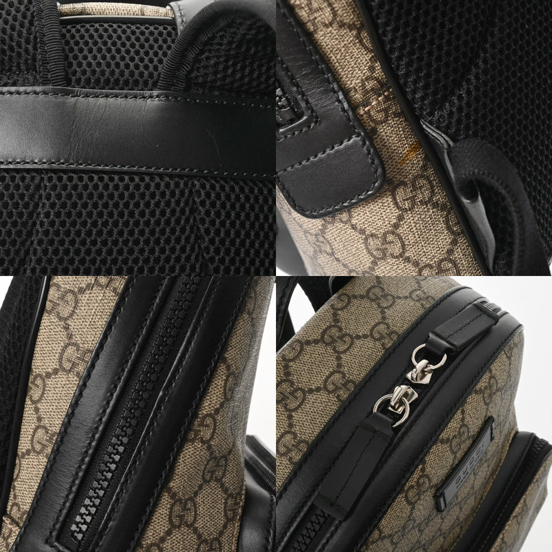 GUCCI グッチ バックパック ベージュ 429020 ユニセックス GGスプリームキャンバス レザー リュック・デイパック Aランク 中古 銀蔵