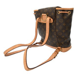 LOUIS VUITTON ルイヴィトン モノグラム モンスリ MM ブラウン M51136 レディース モノグラムキャンバス リュック・デイパック Bランク 中古 銀蔵