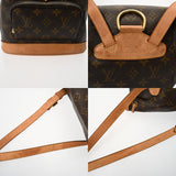LOUIS VUITTON ルイヴィトン モノグラム モンスリ MM ブラウン M51136 レディース モノグラムキャンバス リュック・デイパック Bランク 中古 銀蔵