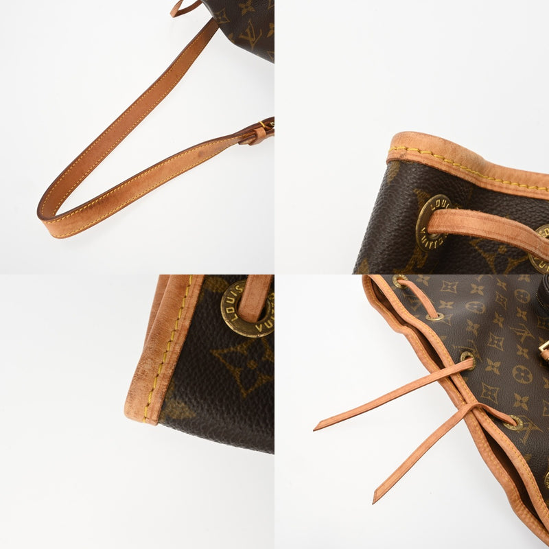 LOUIS VUITTON ルイヴィトン モノグラム モンスリ MM ブラウン M51136 レディース モノグラムキャンバス リュック・デイパック Bランク 中古 銀蔵