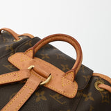 LOUIS VUITTON ルイヴィトン モノグラム ミニ モンスリ ブラウン M51137 レディース モノグラムキャンバス リュック・デイパック Bランク 中古 銀蔵