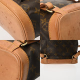 LOUIS VUITTON ルイヴィトン モノグラム ミニ モンスリ ブラウン M51137 レディース モノグラムキャンバス リュック・デイパック Bランク 中古 銀蔵