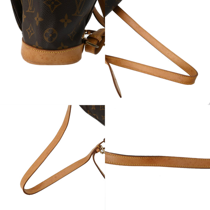 LOUIS VUITTON ルイヴィトン モノグラム モンスリ MM ブラウン M51136 レディース モノグラムキャンバス リュック・デイパック Bランク 中古 銀蔵