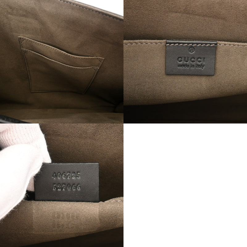 GUCCI グッチ カレイドスタープリント ベージュ/ブラック 406725 メンズ PVC/レザー クラッチバッグ ABランク 中古 銀蔵