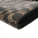 GUCCI グッチ カレイドスタープリント ベージュ/ブラック 406725 メンズ PVC/レザー クラッチバッグ ABランク 中古 銀蔵