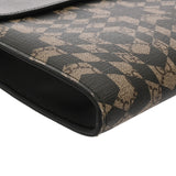 GUCCI グッチ カレイドスタープリント ベージュ/ブラック 406725 メンズ PVC/レザー クラッチバッグ ABランク 中古 銀蔵