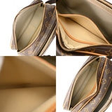 LOUIS VUITTON ルイヴィトン モノグラム リポーター PM ブラウン M45254 ユニセックス モノグラムキャンバス ショルダーバッグ Bランク 中古 銀蔵