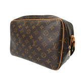 LOUIS VUITTON ルイヴィトン モノグラム リポーター PM ブラウン M45254 ユニセックス モノグラムキャンバス ショルダーバッグ Bランク 中古 銀蔵