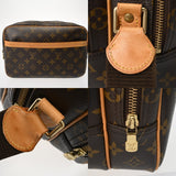 LOUIS VUITTON ルイヴィトン モノグラム リポーター PM ブラウン M45254 ユニセックス モノグラムキャンバス ショルダーバッグ Bランク 中古 銀蔵