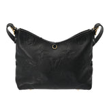 LOUIS VUITTON ルイヴィトン モノグラムアンプラント キャリーオール ジップ NM PM ノワール M46288 レディース レザー ショルダーバッグ Bランク 中古 銀蔵
