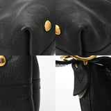 LOUIS VUITTON ルイヴィトン モノグラムアンプラント キャリーオール ジップ NM PM ノワール M46288 レディース レザー ショルダーバッグ Bランク 中古 銀蔵