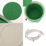 LOUIS VUITTON ルイヴィトン LVペイントカン グリーン/ホワイト M81592 レディース キャンバス/レザー ハンドバッグ ABランク 中古 銀蔵