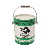 LOUIS VUITTON ルイヴィトン LVペイントカン グリーン/ホワイト M81592 レディース キャンバス/レザー ハンドバッグ ABランク 中古 銀蔵