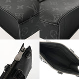 LOUIS VUITTON ルイヴィトン モノグラムエクリプス サックプラ クロス 旧型 2WAYトート 黒/グレー M46098 メンズ モノグラムキャンバス ハンドバッグ Aランク 中古 銀蔵
