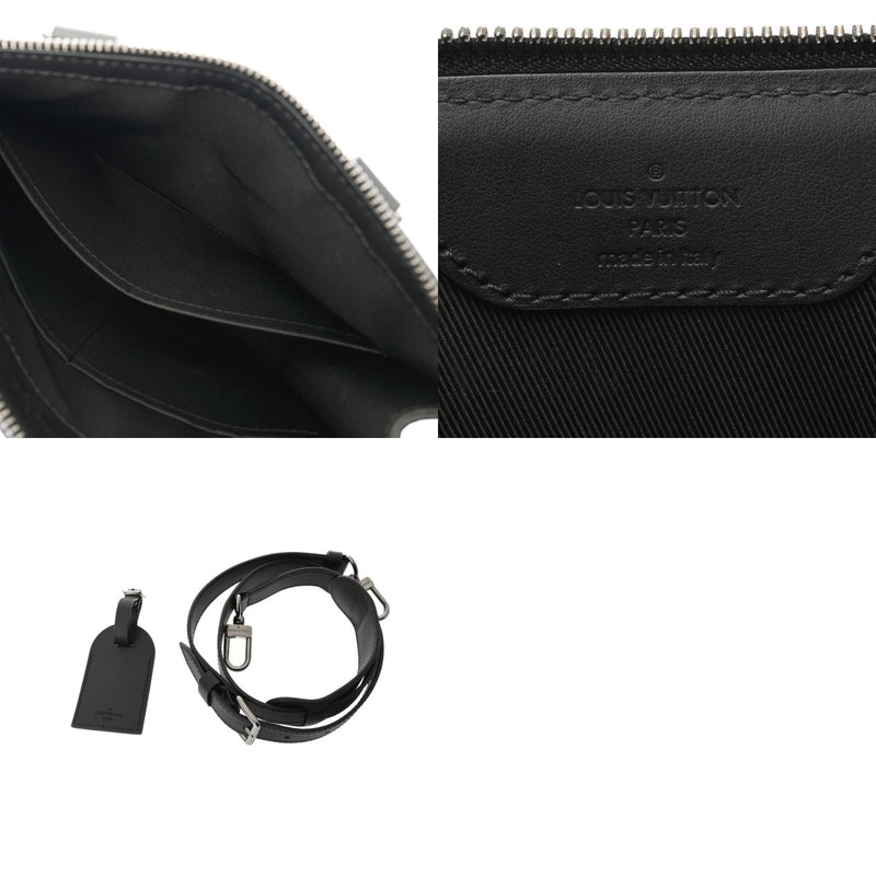 LOUIS VUITTON ルイヴィトン モノグラムエクリプス サックプラ クロス 旧型 2WAYトート 黒/グレー M46098 メンズ モノグラムキャンバス ハンドバッグ Aランク 中古 銀蔵