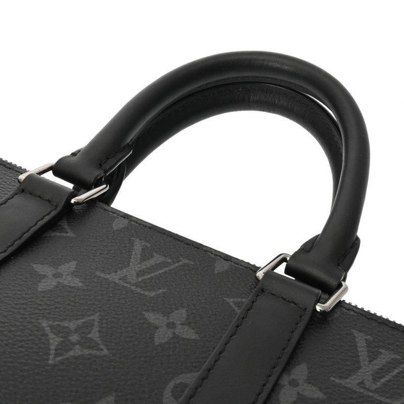 LOUIS VUITTON ルイヴィトン モノグラムエクリプス サックプラ クロス 旧型 2WAYトート 黒/グレー M46098 メンズ モノグラムキャンバス ハンドバッグ Aランク 中古 銀蔵