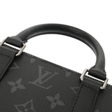 LOUIS VUITTON ルイヴィトン モノグラムエクリプス サックプラ クロス 旧型 2WAYトート 黒/グレー M46098 メンズ モノグラムキャンバス ハンドバッグ Aランク 中古 銀蔵