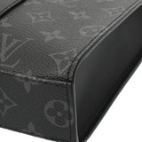 LOUIS VUITTON ルイヴィトン モノグラムエクリプス サックプラ クロス 旧型 2WAYトート 黒/グレー M46098 メンズ モノグラムキャンバス ハンドバッグ Aランク 中古 銀蔵