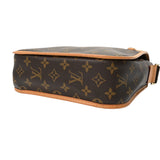 LOUIS VUITTON ルイヴィトン モノグラム ポシェットボスフォール PM ブラウン M40106 レディース モノグラムキャンバス ショルダーバッグ Bランク 中古 銀蔵