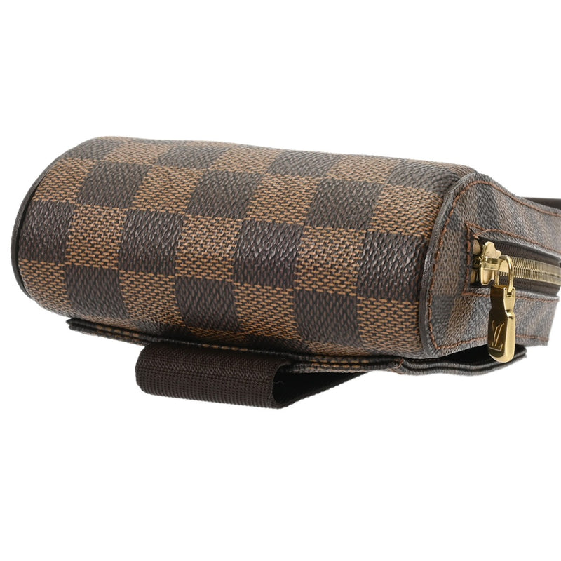 LOUIS VUITTON ルイヴィトン ダミエ ジェロニモス 後期型 ブラウン N51994 メンズ ダミエキャンバス ボディバッグ ABランク 中古 銀蔵