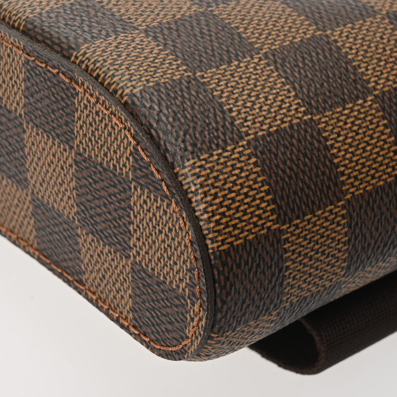 LOUIS VUITTON ルイヴィトン ダミエ ジェロニモス 後期型 ブラウン N51994 メンズ ダミエキャンバス ボディバッグ ABランク 中古 銀蔵