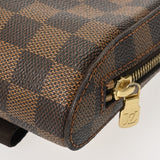 LOUIS VUITTON ルイヴィトン ダミエ ジェロニモス 後期型 ブラウン N51994 メンズ ダミエキャンバス ボディバッグ ABランク 中古 銀蔵