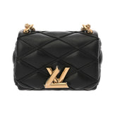 LOUIS VUITTON ルイヴィトン PICO GO-14 ノワール M23625 レディース ラムレザー ショルダーバッグ 新同 中古 銀蔵