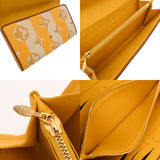 LOUIS VUITTON ルイヴィトン ポルトフォイユ カプシーヌ ジョーヌ M80416 レディース キャンバス レザー 長財布 Aランク 中古 銀蔵