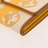 LOUIS VUITTON ルイヴィトン ポルトフォイユ カプシーヌ ジョーヌ M80416 レディース キャンバス レザー 長財布 Aランク 中古 銀蔵