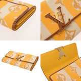 LOUIS VUITTON ルイヴィトン ポルトフォイユ カプシーヌ ジョーヌ M80416 レディース キャンバス レザー 長財布 Aランク 中古 銀蔵