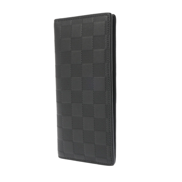 LOUIS VUITTON ルイヴィトン ダミエアンフィニ ポルトフォイユ ブラザ オニキス N63010 メンズ レザー 長財布 ABランク 中古 銀蔵