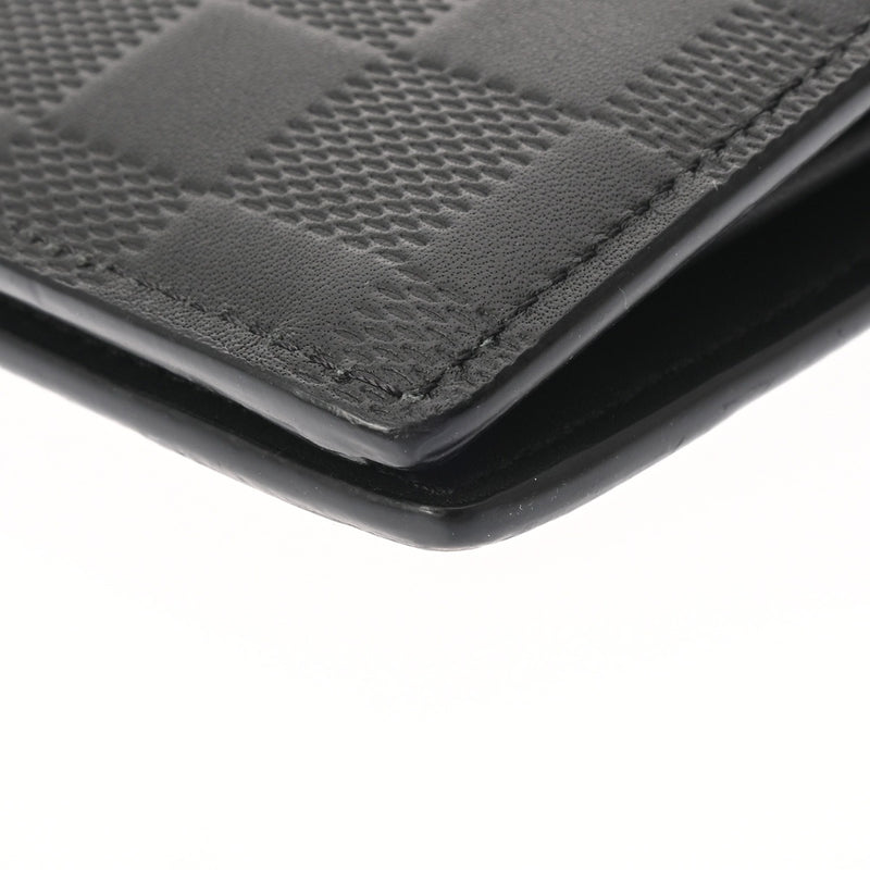 LOUIS VUITTON ルイヴィトン ダミエアンフィニ ポルトフォイユ ブラザ オニキス N63010 メンズ レザー 長財布 ABランク 中古 銀蔵