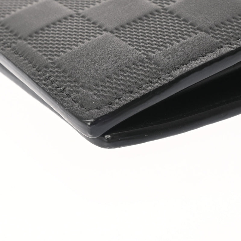 LOUIS VUITTON ルイヴィトン ダミエアンフィニ ポルトフォイユ ブラザ オニキス N63010 メンズ レザー 長財布 ABランク 中古 銀蔵