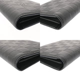 LOUIS VUITTON ルイヴィトン ダミエアンフィニ ポルトフォイユ ブラザ オニキス N63010 メンズ レザー 長財布 ABランク 中古 銀蔵