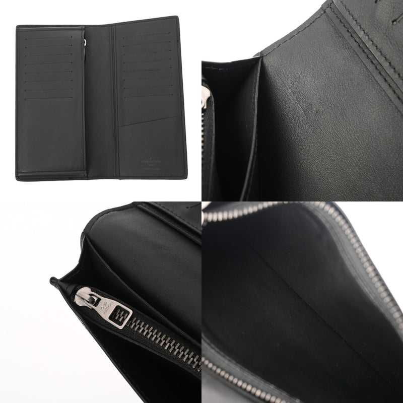 LOUIS VUITTON ルイヴィトン ダミエアンフィニ ポルトフォイユ ブラザ オニキス N63010 メンズ レザー 長財布 ABランク 中古 銀蔵